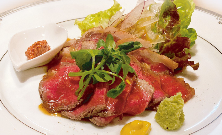 三ヶ日牛のローストビーフ